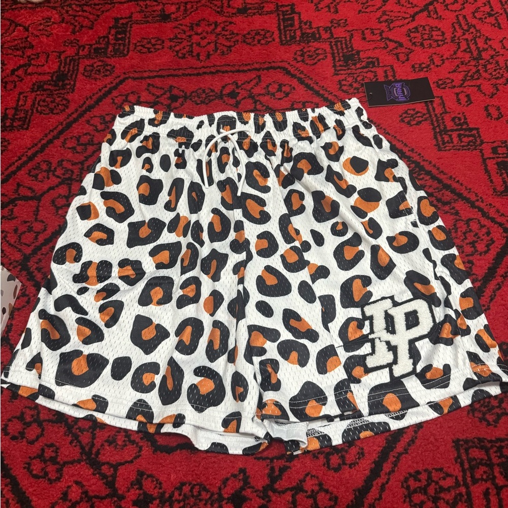 Cheetah print Inaka Power Gym Shorts